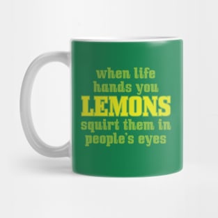 Funny Life Lemons Mug